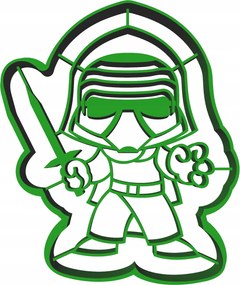Foremka Lyukasztó Mézeskalács kiszúró Star Wars Kylo Ren
