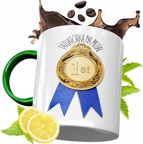 Zöld Bögre Tetováló Születésnapi Ajándék fényképes nyomtatással