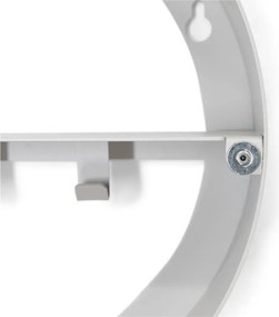 Szürkésbarna fém fali-tükrös fürdőszoba szekrény 35x35 cm Sonnet – Spinder Design