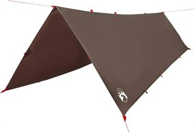 vidaXL barna vízálló kempingponyva 506x306 cm