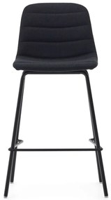 Fekete bárszék szett 2 db-os 92,5 cm Zunilda – Kave Home