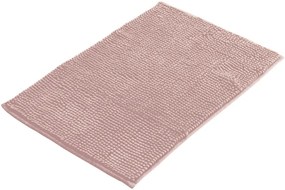 Erga Basic, fürdőszoba szőnyeg 60x40 cm, modell 6 Chenille Rolled, világos rózsaszín, ERG-08150
