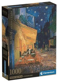 Művészet A Kávézó terasza este Van Gogh 1000 db-os Compact puzzle Clementoni