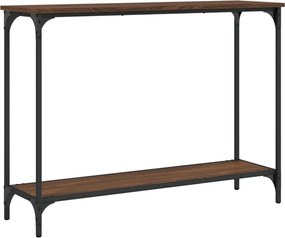 vidaXL barna tölgyszínű szerelt fa tálalóasztal 101x30,5x75 cm