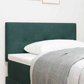 Fejtámla Gombos Ráncolt Sötét Zöld 100 cm Velúr