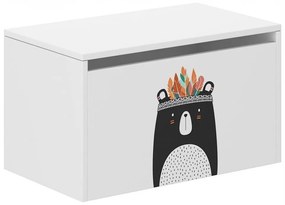 Gyermek tároló doboz gyönyörű medvével 40x40x69 cm