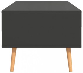 szürke szerelt fa dohányzóasztal 100 x 49,5 x 43 cm