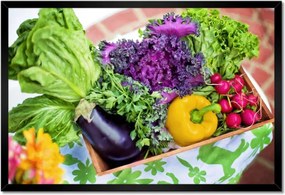 Poszterek keretben 60x40 Zöldségek