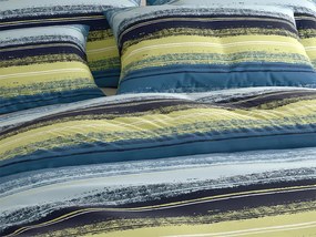 Mikroszálas ágyneműhuzat KÉK CSÍKOS kék Ágyneműhuzat mérete: 70 x 90 cm | 140 x 200 cm