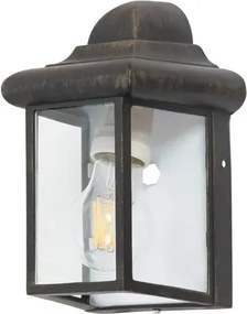 Rabalux kültéri fali lámpa e27 60w antik arany norvich