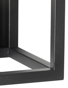 Ipari fali lámpa fekete - Cage