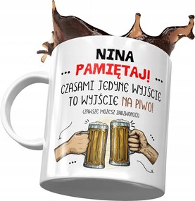 Bögre Nina Feleség Barátnő Ajándék Nyomtatott Fotóval