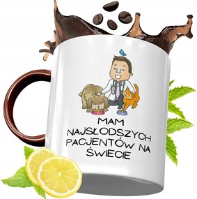 Bordó Bögre Állatorvosnak Születésnapi Ajándék fényképes nyomtatással