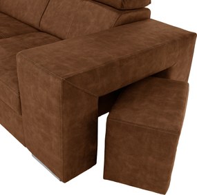 Ülőgarnitúra, barna, balos, MALAGA