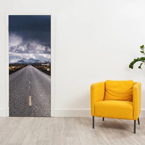 Fotótapéta ajtóra - Út a sivatagban (95x205cm)
