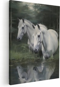 Vászonkép Faliképek A Nappaliba Ló Lovak Természet *többféle minta