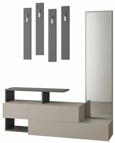 Előszoba szett Ramda Light Mocha és Anthracite