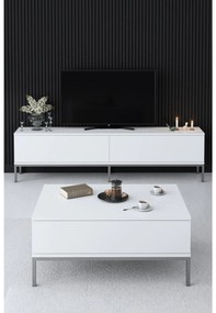TV asztal/szekrény Vibubi 2 (fehér + ezüst) . 1095391