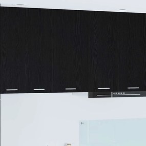 Függő szekrény Riga Fekete tölgy és fehér 40 x 31 x 80 cm