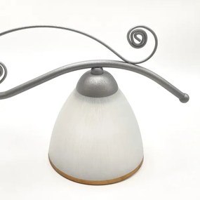 Csillár láncon RETRO 2xE27/60W/230V ezüst