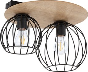 Sigma lighting modern skandináv mennyezeti lámpa cyber fekete tölgy sig32355