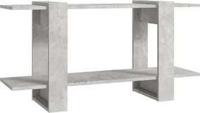 vidaXL betonszürke szerelt fa könyvszekrény 100 x 30 x 51 cm