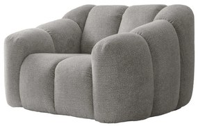 Világosszürke fotel Shell – Miuform