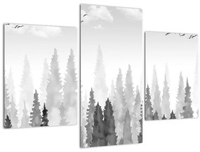 Kép - Erdei csúcsok (90x60 cm)