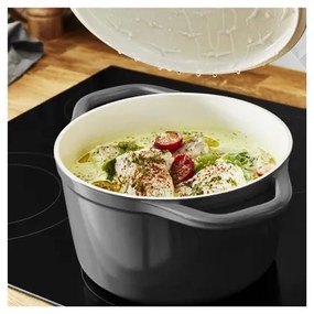 Tefal AIR 20 cm antracit edény fedővel