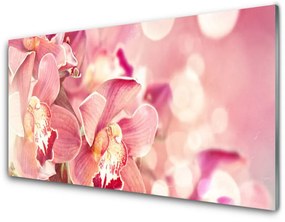 Üvegfotó virágok növények 120x60cm