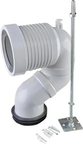 S-bekötő álló és monoblokkos WC-hez