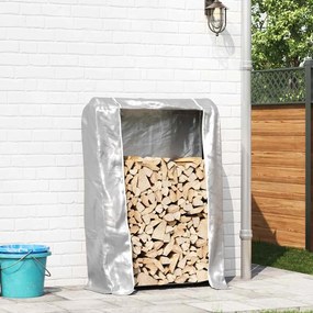 Tűzifa állvány esővédővel 100x25x150 cm Horganyzott acél