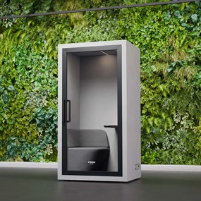 INBOX akusztikai irodai fülke 1 személyes, 2100 × 1100 × 900 mm