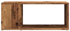 antik hatású szerelt fa TV-szekrény 80x24x32 cm