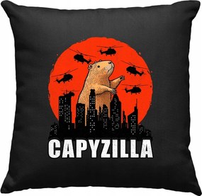 Kapibara Vicces párna 1 Fekete