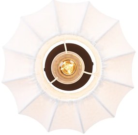 Japandi mennyezeti lámpa fehér 25 cm - Madleine