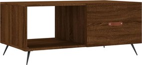vidaXL barna tölgyszínű szerelt fa dohányzóasztal 90 x 50 x 40 cm