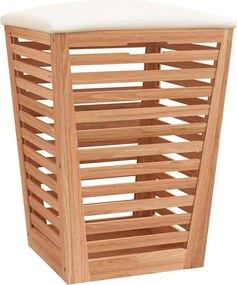 vidaXL tömör diófa fürdőszobai ülőke 40,5 x 40,5 x 56 cm