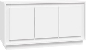 vidaXL fehér szerelt fa tálalószekrény 102x35x55 cm