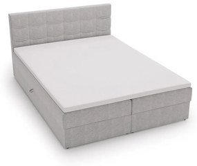 ELSIE 2 kárpitozott ágy 180x200 tárolóhellyel - fehér