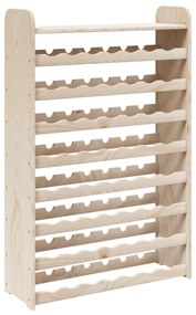 tömör fenyőfa bortartó állvány tetővel 72,5 x 25 x 111,5 cm