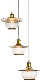 Globo 69030-3H - Mennyezeti függesztékes lámpa 3xE27/60W