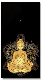 Négyszögletes fali üvegóra Buddha mandala pl_zsp_30x60_c-f_112221840