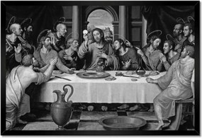 Poszterek keretben 60x40 Vacsora Jézus