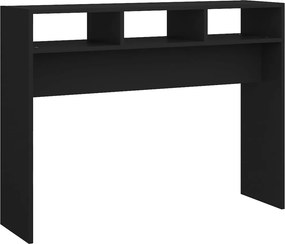 vidaXL fekete szerelt fa tálalóasztal 105 x 30 x 80 cm