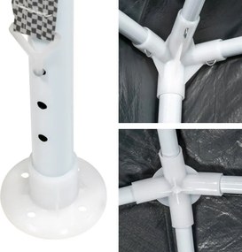 GARTHEN Kerti sátor 3 x 3 m + 4 oldalfal antracit