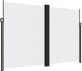 vidaXL fehér behúzható oldalsó napellenző 220 x 1000 cm