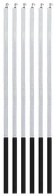 Magic Flame Silver, Ezüst tortagyertya, gyertya szett 6 db-os