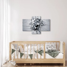 3D absztrakciós kép (90x60 cm)