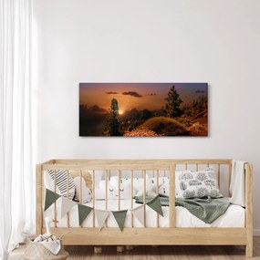 Természet képe naplementekor (120x50 cm)